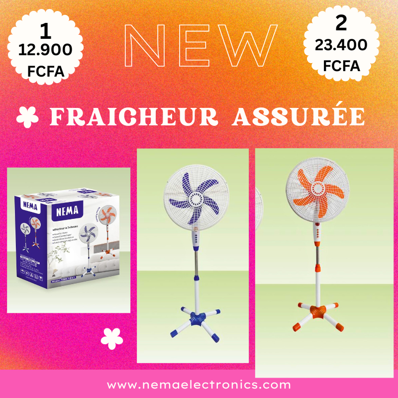 ✨ NOUVEAU ! Fraîcheur Assurée NEMA : L'Élégance Qui Rafraîchit Votre Quotidien ! ✨