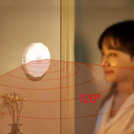 مصباح الأشعة تحت الحمراء استشعار الحركة. ضوء الليل التلقائي تشغيل