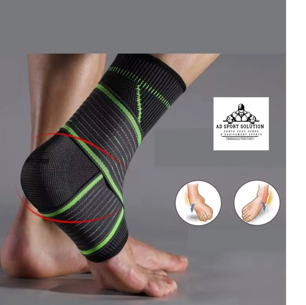 🦶 Protège-Cheville avec Élastique de Fixation