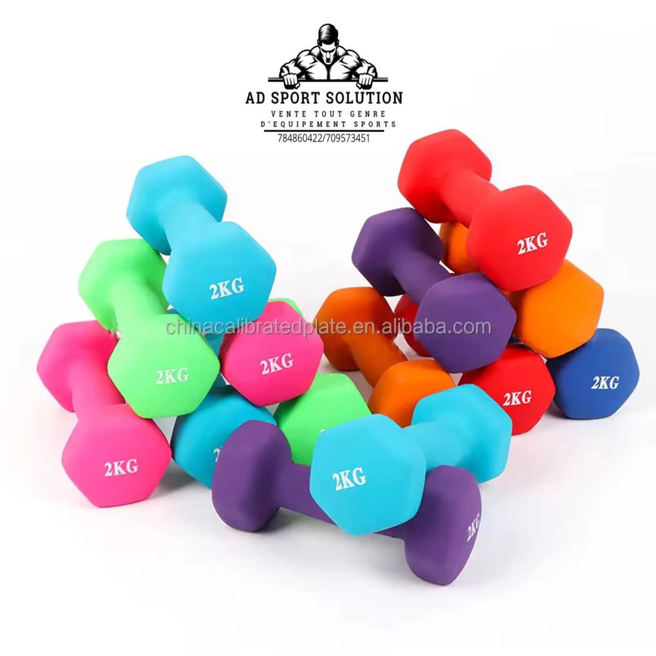 🏋️‍♀️ Haltères Néoprène