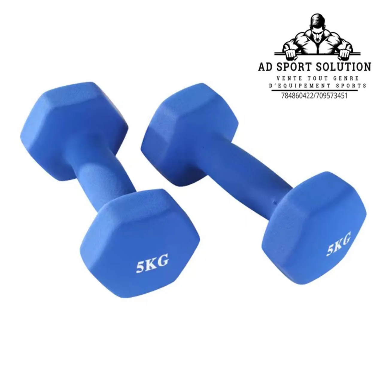 🏋️‍♀️ Haltères Néoprène