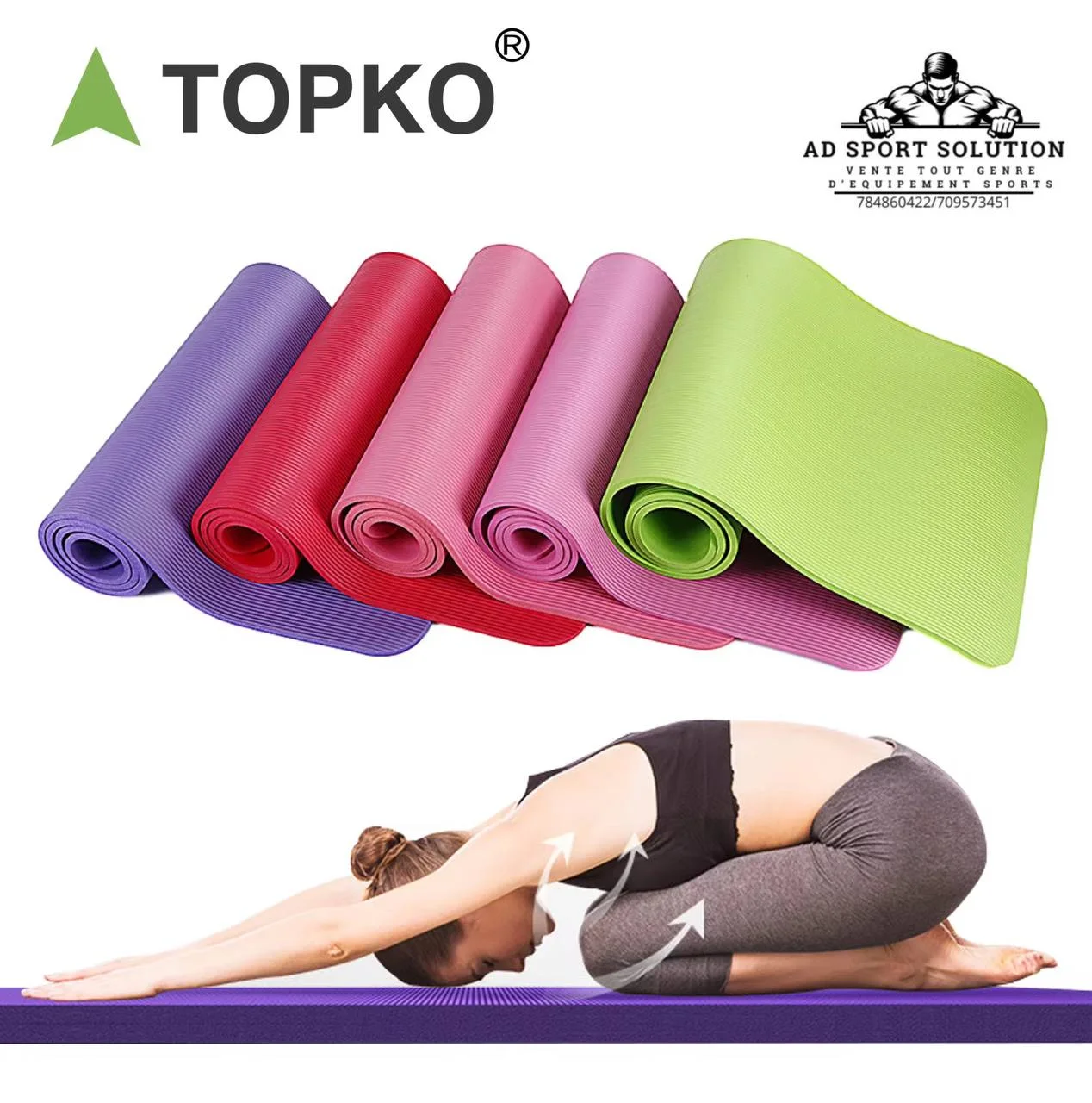 Tapis de Yoga Antidérapant