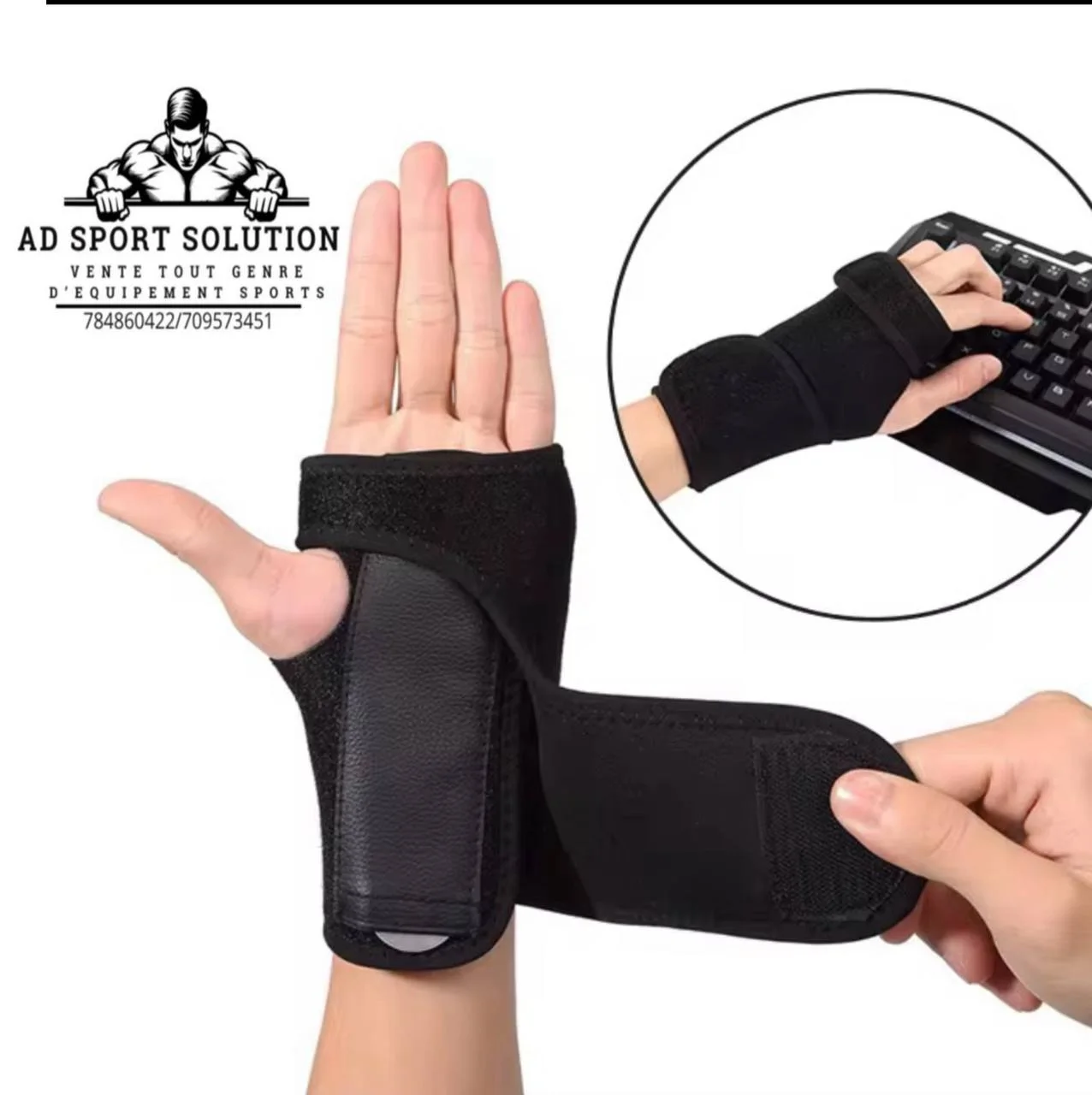 🏋️‍♂️ Protège-Poignet à Double Crochet