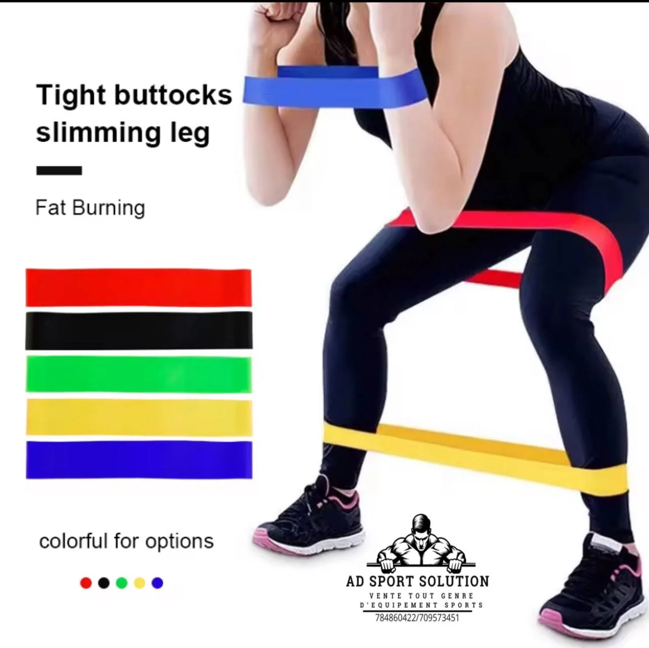 Mini Bandes de Résistance en Latex – 5 Niveaux