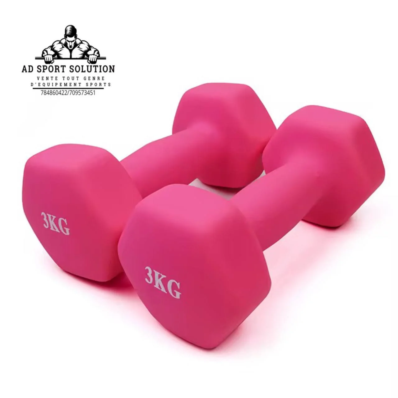 🏋️‍♀️ Haltères Néoprène