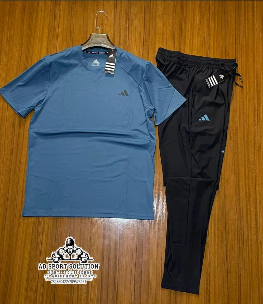 🖤 Ensemble Adidas Homme – T-shirt,