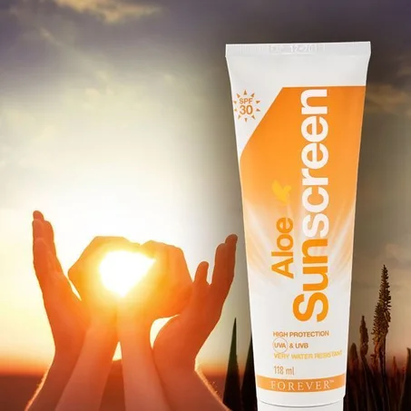 ألو صن سكرين كريم واقي الشمس ضد الأشعة فوق البنفسجية الطويلة والمتوسطة