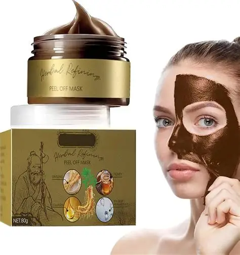 قناع الوجه المقشر والمنعم بالأعشاب