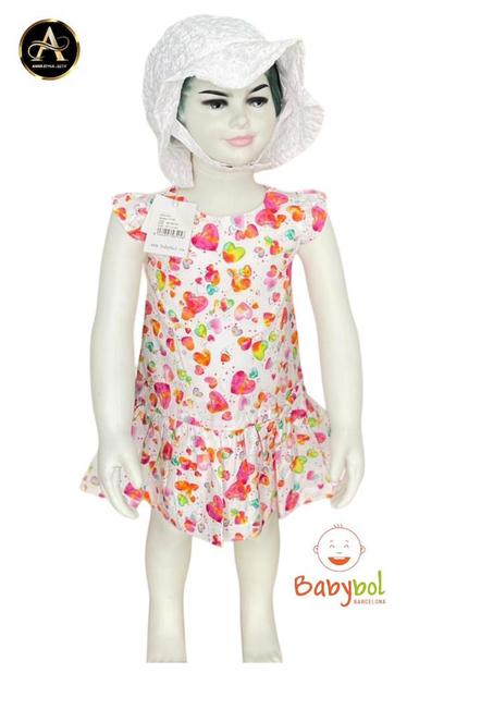 Baby bol Barcelona فستان بدون أكمام للبنات