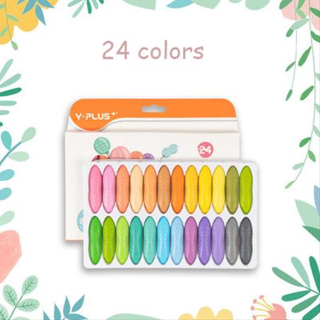 Crayons de couleurs de cire non salissants