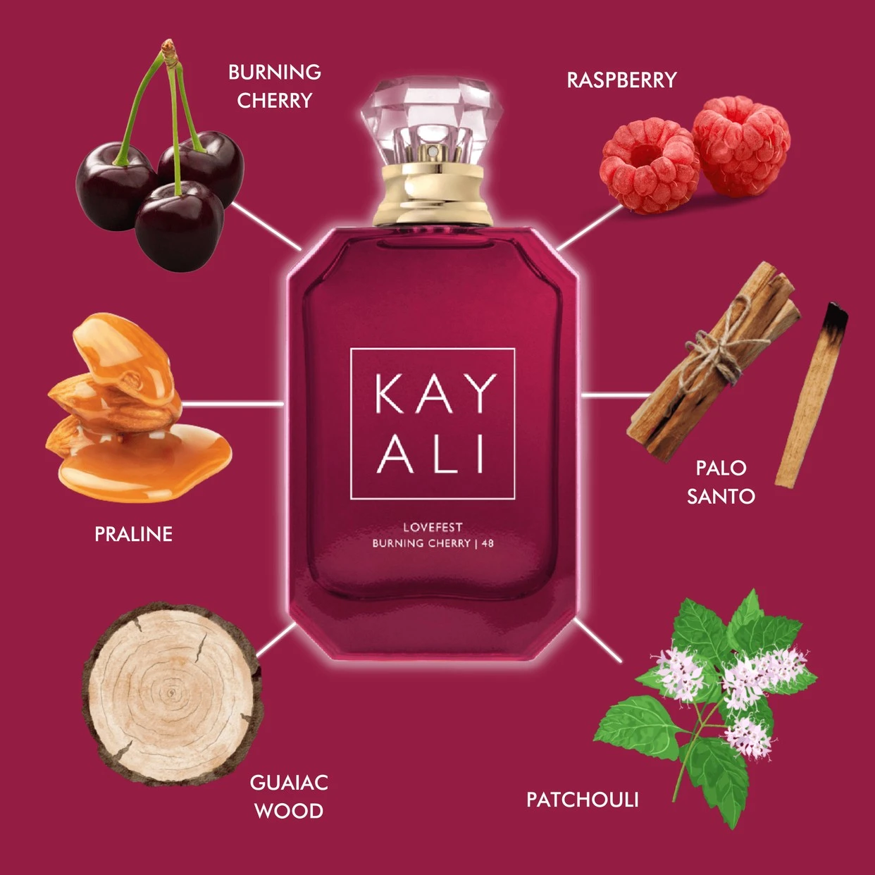 Kayali Lovefest Burning Cherry | 48
