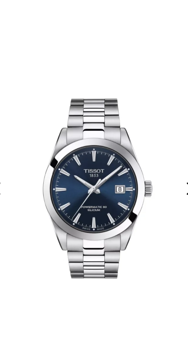 montre tissot bleue