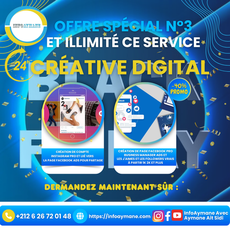 Offre spécial N°3 et illimité ce service