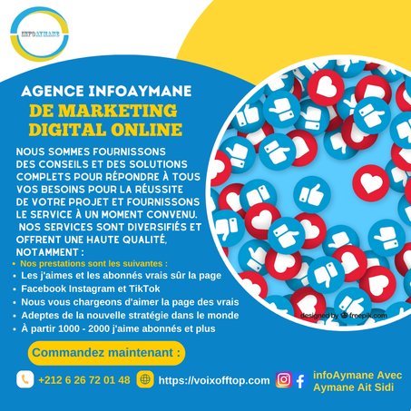 Les j'aimes et les abonnés vrais sûr la page  Facebook Ads