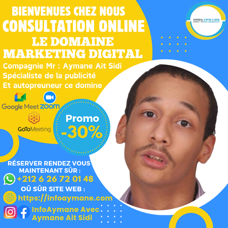 Consultation Online compagnie entrepreneur Mr : Aymane Ait Sidi