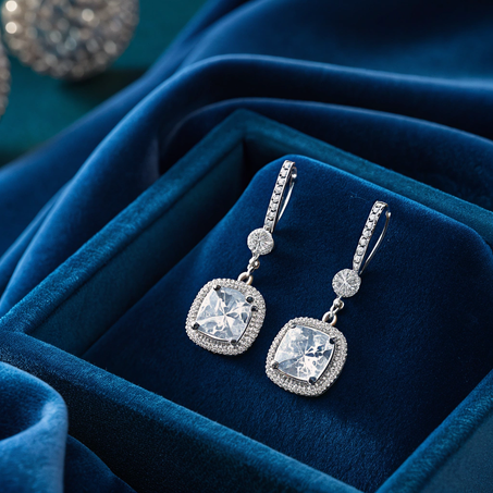 Boucles d'Oreilles Diamant