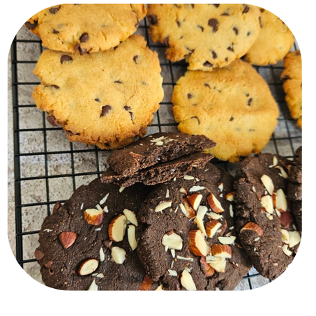 Cookies sans farine sans gluten keto       8 PC