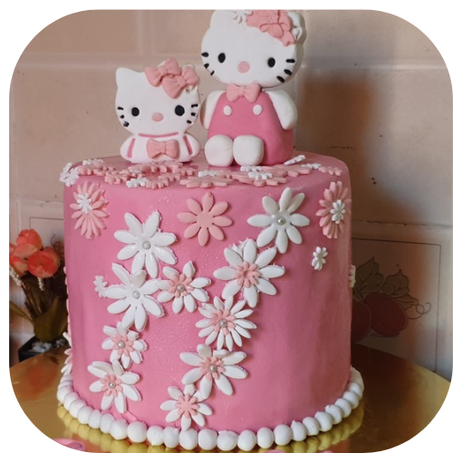 Cake anniversaire sans gluten.   1kg