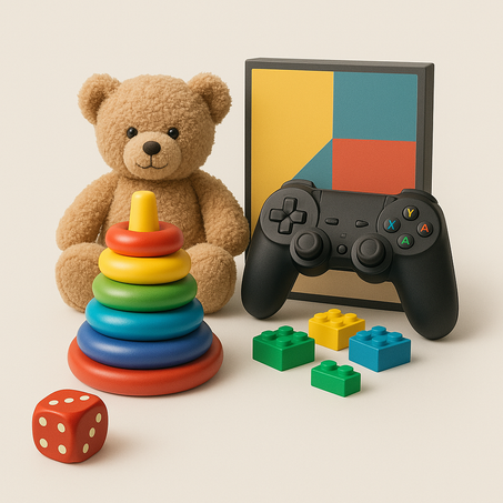 الألعاب والمنتجات الترفيهية