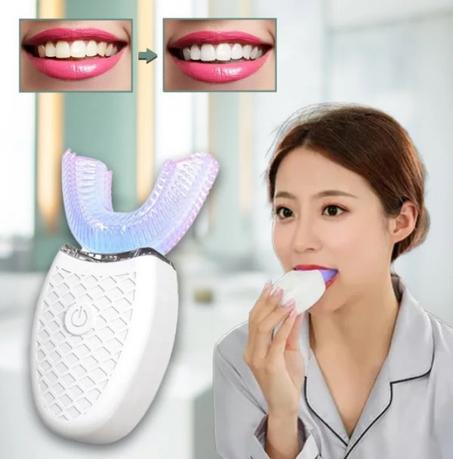 فرشاة أسنان اوتوماتيكية من السليكون الناعم القابلة للشحن