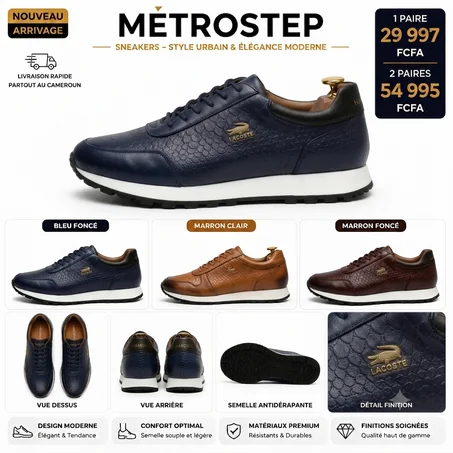 MétroStep Sneakers – Chaussures Urbaines Élégantes & Confort Premium (copy)