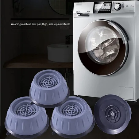 4 أرجل مطاطية للغسالة مضادة للاهتزاز مانعة للانزلاق