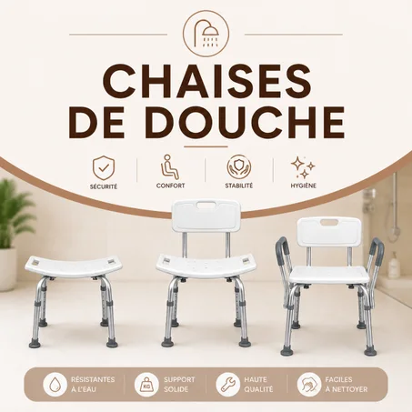 les chaises de douche