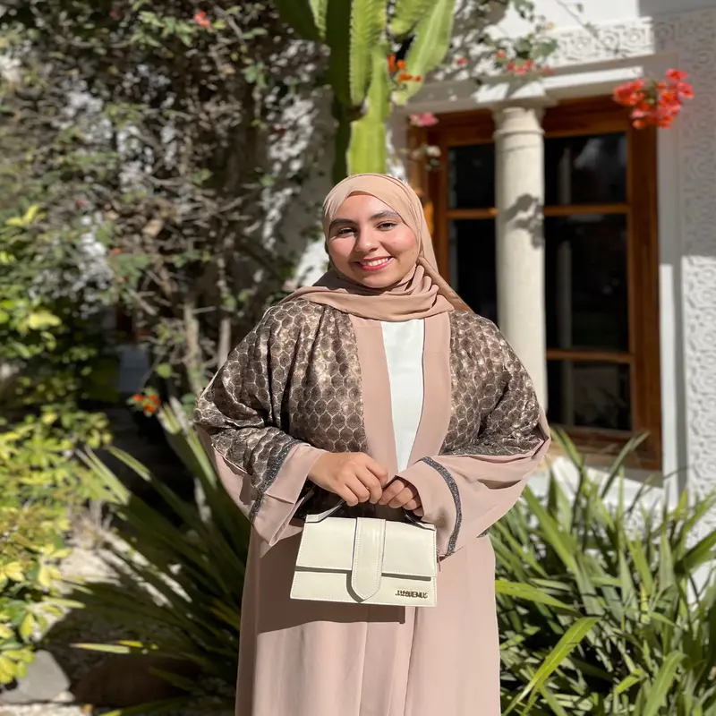 Abaya élégance Marron