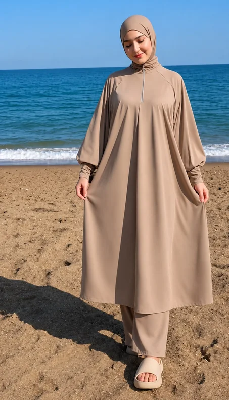 ✨ Feel comfortable, elegant, and confident every time you go to the beach.