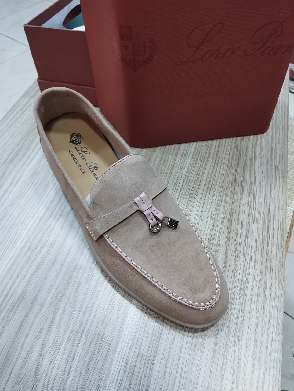 Chaussures Femme | Mocassins Summer Charms Walk Rust | Loro Piana