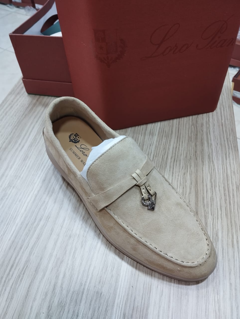Chaussures Femme | Mocassins Summer Charms Walk Rust | Loro Piana