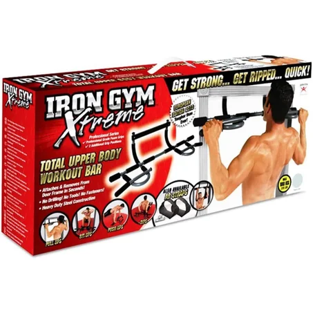 Barre a fix Extreme de traction Iron Gym  multifonctionnelle antidérapant