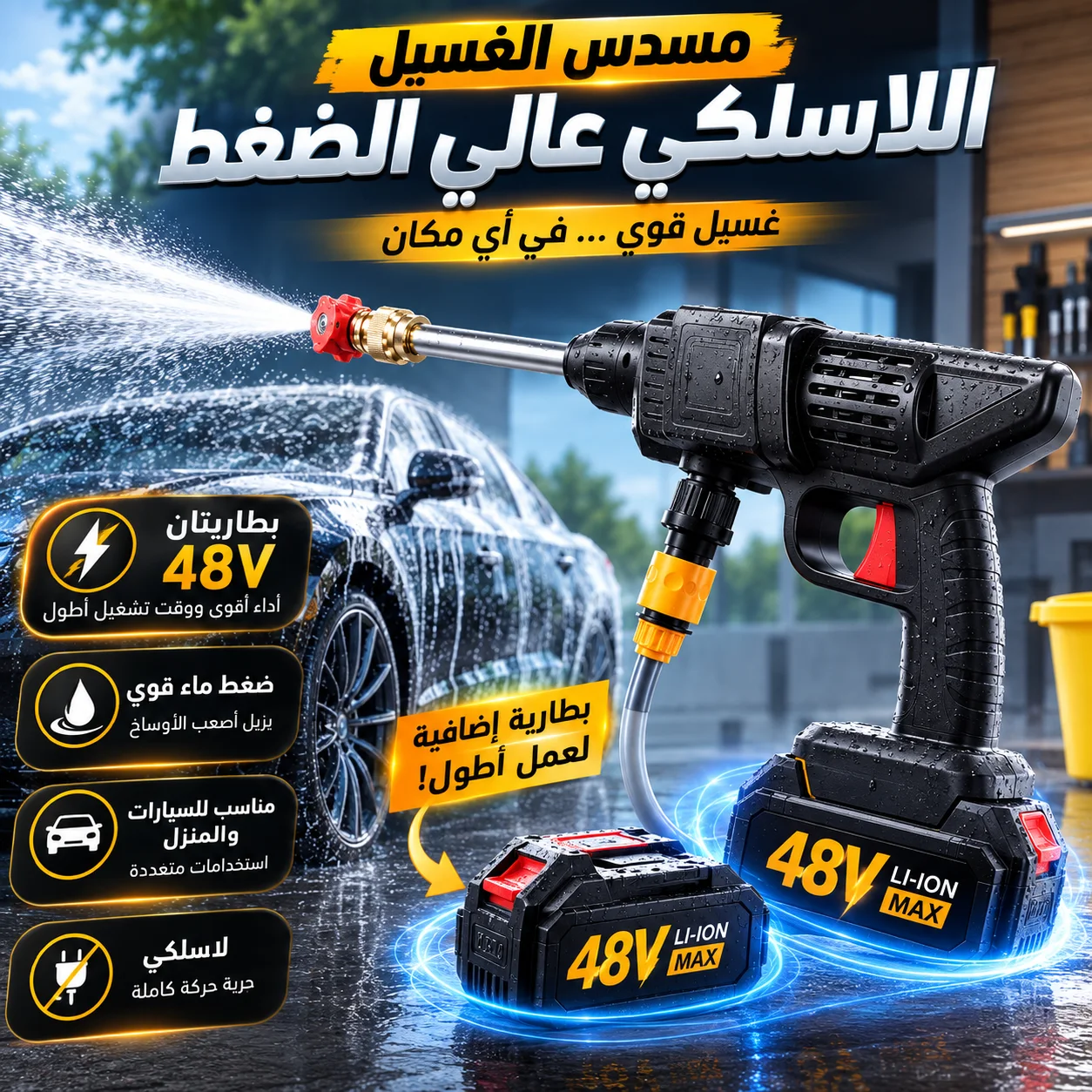 مضخة الميه للسيارات والجناين