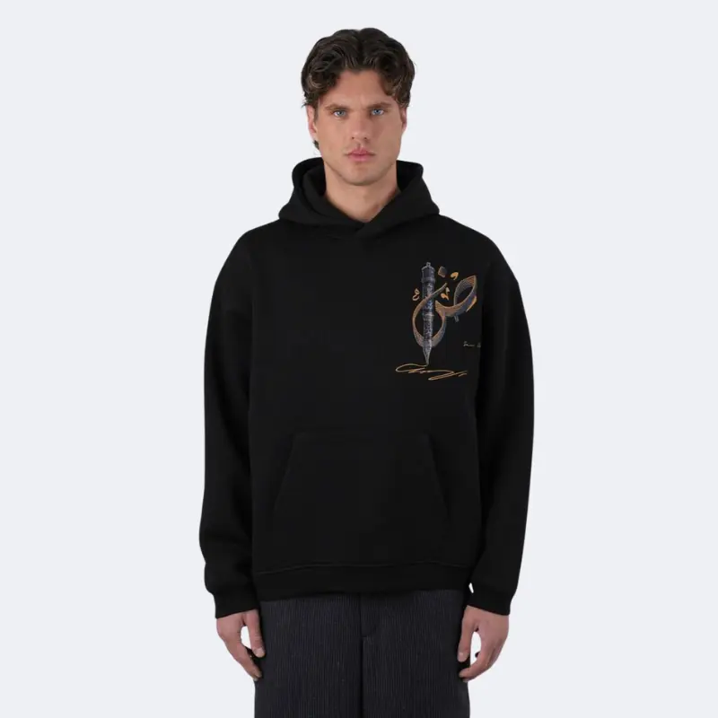 Sweat-shirt oversize réaliste écru pour homme