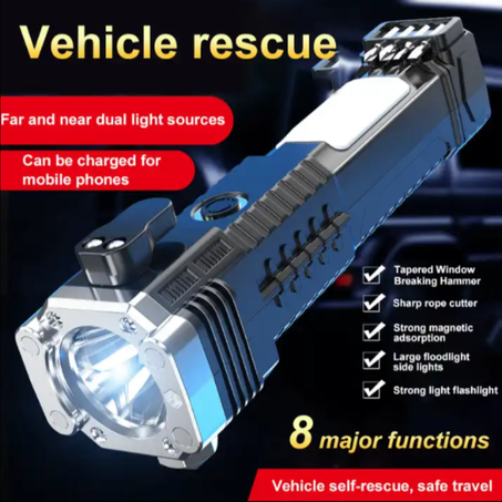 مصباح يدوي متعدد الوظائف