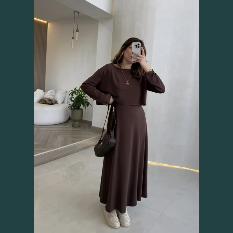 Ensemble Deux Pièces avec Blouse