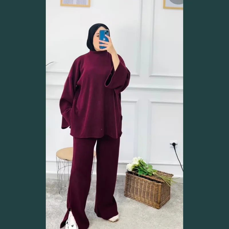 ENSEMBLE BASIQUE ET CONFORTABLE ADAPTE POUR  L’HIVER 🍁🍂