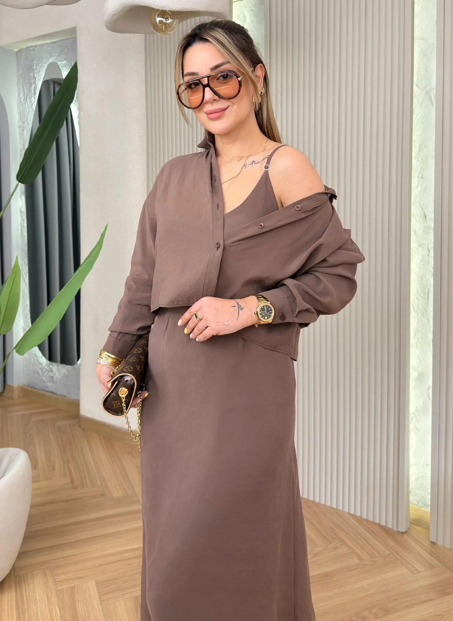 Ensemble Robe Chemise Moderne