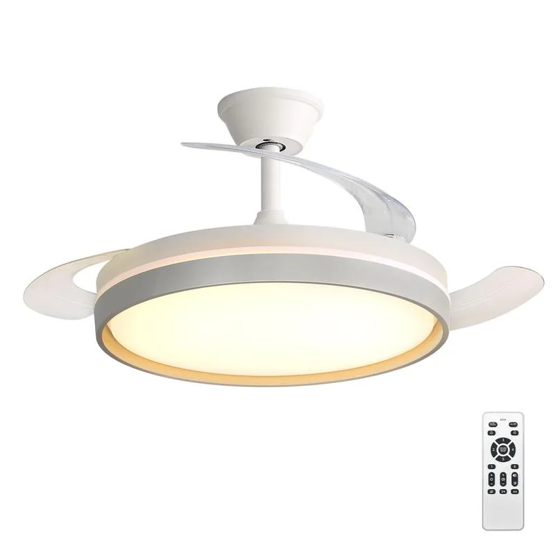 Ventilador de Techo LED Silencioso con Control Remoto – 6 Velocidades