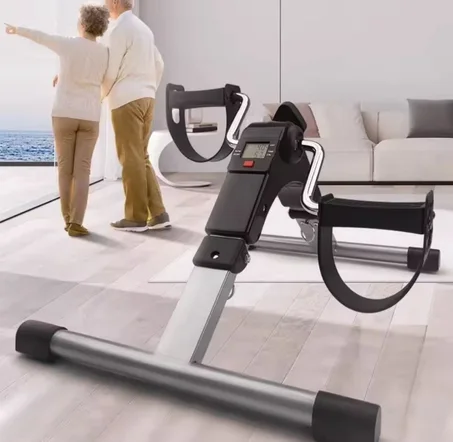Pédalier électronique Pieds Pliables,Mini Vélo avec écran LCD