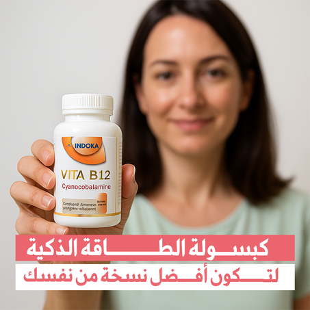 استعيد نشاطك وتركيزك مع فيتامين ب12 – دعم حيوي للطاقة والذاكرة