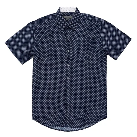 Chemise d'Été Homme à Micro-Motifs – Style Décontracté & Élégant