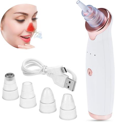 جهاز إزالة الرؤوس السوداء بالشفط – منظف المسام الكهربائي قابل للشحن USB