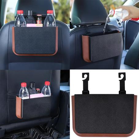 سلة مهملات للسيارة متعددة الوظائف قابلة للطي – ABS + TPE