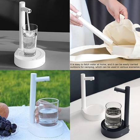 موزع مياه كهربائي محمول للشحن USB – تصميم مكتبي