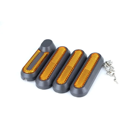 Electric Scooter Accessories Reflective Rear Wheel Side Decorative Cover Screws Compatible For Pro 2 M365 1S