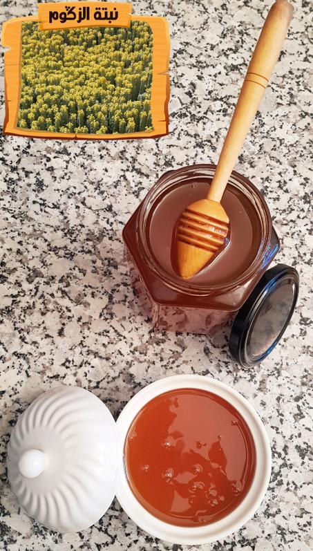 عسل نبتة الزڭوم الحر