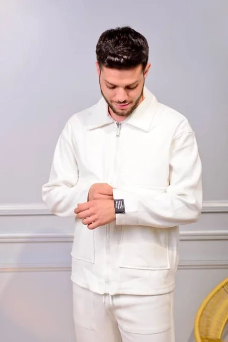 🧥 جاكيت رجالي فخمة – كشمير بجوج ألوان