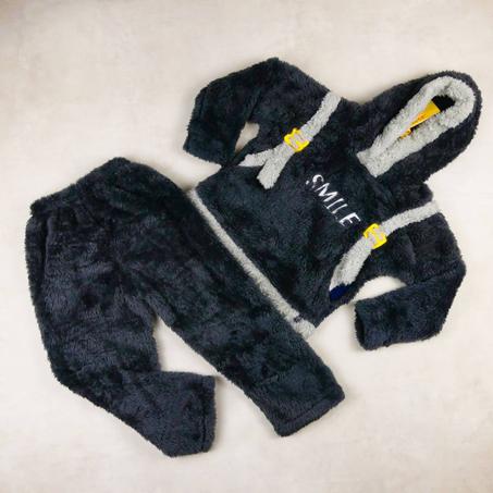 ✨ طقم شتوي فرو ناعم للأطفال ✨