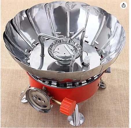 موقد غاز محمول مقاوم للرياح للاستخدام الخارجي